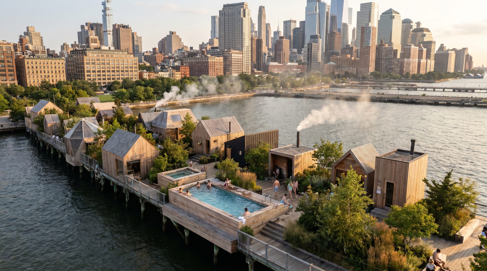 Hudson Nordic Saunas — Seen from the river