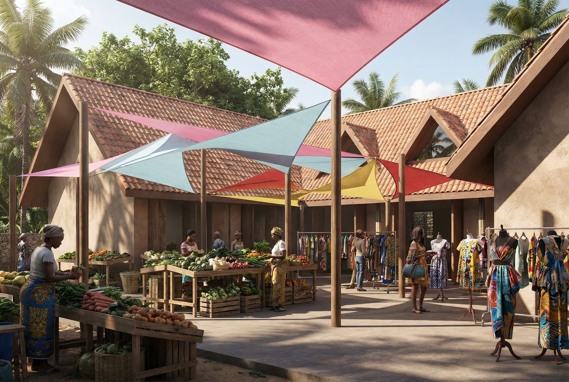 Kokrobitey Institute, market — Kokrobitey, Ghana