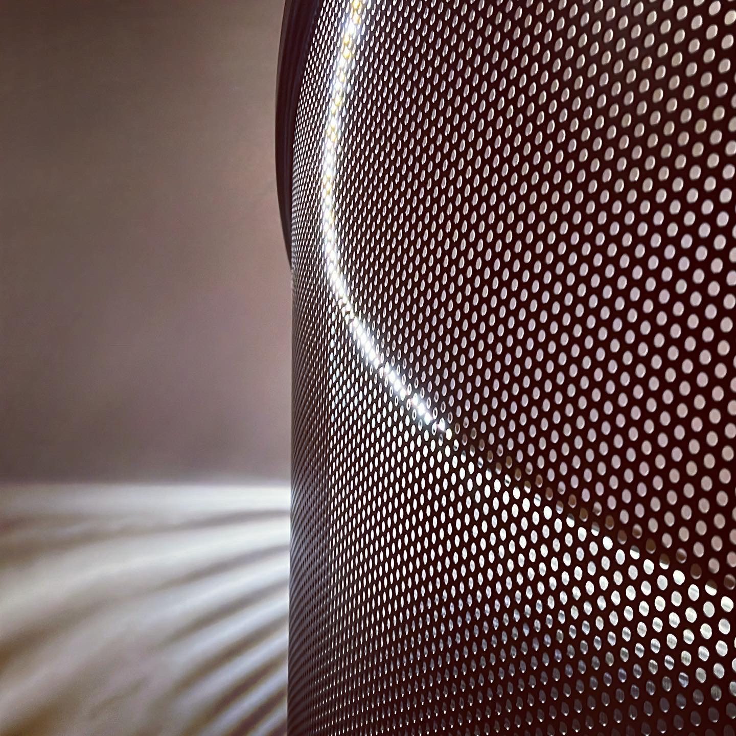 Spiral Staircase — Perforated mesh balustrade