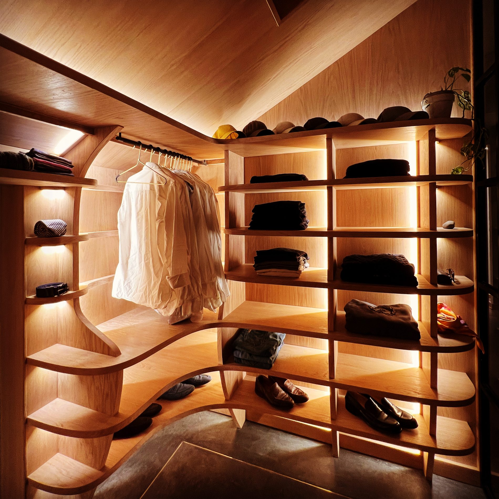 Parametric Wardrobe, interior — Oslo, Norway