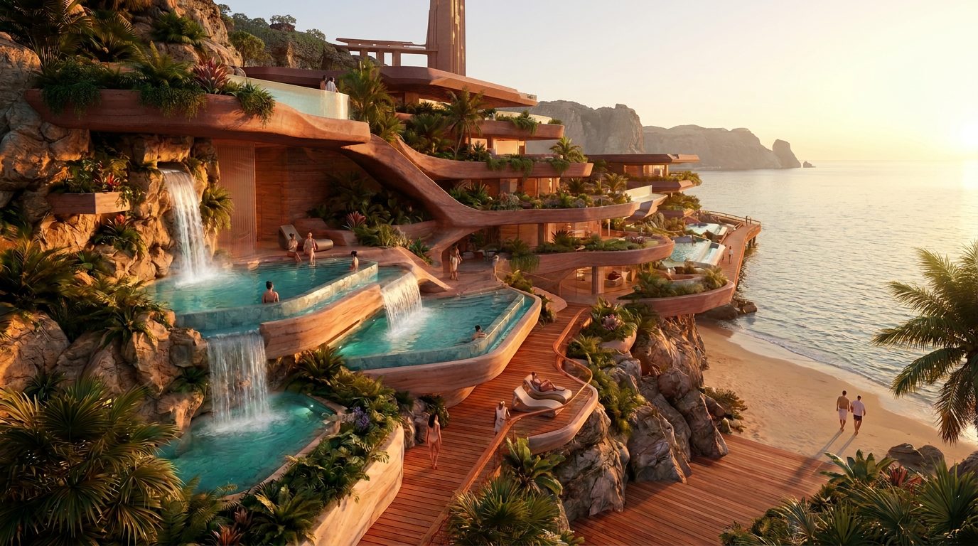 Red Sea Hotel, terraced suites — Red Sea, KSA
